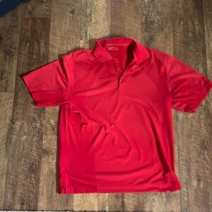 MENS NIKE GOLF SHIRT RED
